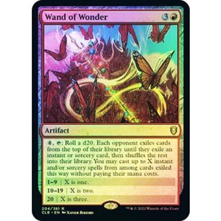 [MTG] Wand of Wonder [ARTIFACT] [RED] [RARE] [FOIL] [ENG] (การ์ดเมจิค / Magic the Gathering)