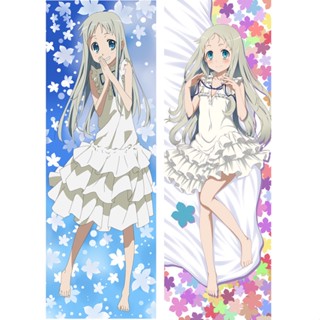 ของแท้ ปลอกหมอน ลายการ์ตูนอนิเมะ Anohana: The Flower We Saw That Day Moegirl Dakimakura Meiko สําหรับกอดร่างกาย