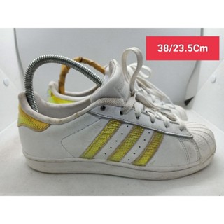 Adidas Stan Smith Size 38 ยาว 23.5 รองเท้ามือสอง ผ้าใบ แฟชั่น ทำงาน ลำลอง เดิน  เที่ยว วิ่ง ออกกำลังกาย เกรด A+(P2)