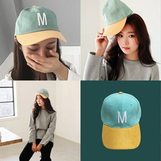 Cap_M Hat หมวกแก็ป ลายปัก มีหลายสี ราคาถูก พร้อมส่ง