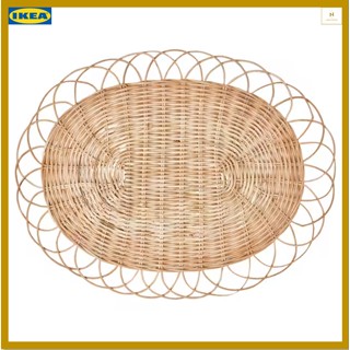 แผ่นรองจาน ผลิตจากหวาย ขนาด 35 ซม. VARGFISK (IKEA)