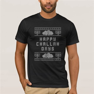 [COD] เสื้อยืดแขนสั้น ลาย Hanukkah Challah Days น่ารัก พลัสไซซ์ ของขวัญวันเกิด สําหรับผู้ชายS-5XL