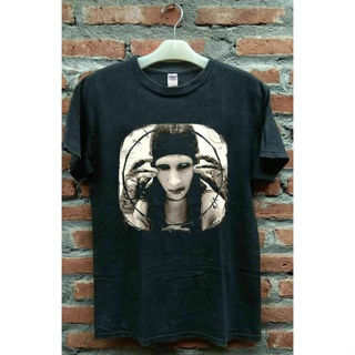 [COD] เสื้อยืดแขนสั้น พิมพ์ลาย Marilyn Manson พลัสไซซ์ ของขวัญวันเกิด สําหรับผู้ชาย XS-6XLS-5XL