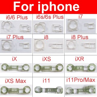 ตัวยึดแหวนพลาสติก สําหรับกล้องหน้า iPhone 4 4S 5S 5C 6S 7 8 Plus X XR XS 11 Pro Max