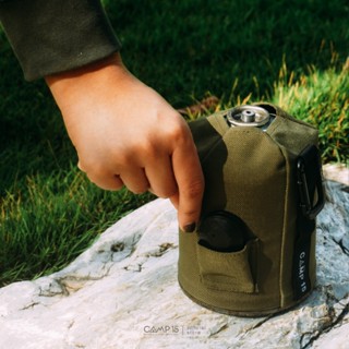 CAMP15  : Flat G  Canister cover  (ผ้าหุ้มกระป๋องซาลาเปา) สำหรับกระป๋อง 450 กรัม