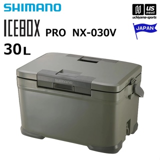 [ส่งตรงจากประเทศญี่ปุ่น] ชิมาโน่ กล่องเก็บความเย็น  SHIMANO cooler box ICEBOX PRO NX-030V กากี ผลิตในประเทศญี่ปุ่น ข้อกำหนดกลางแจ้ง