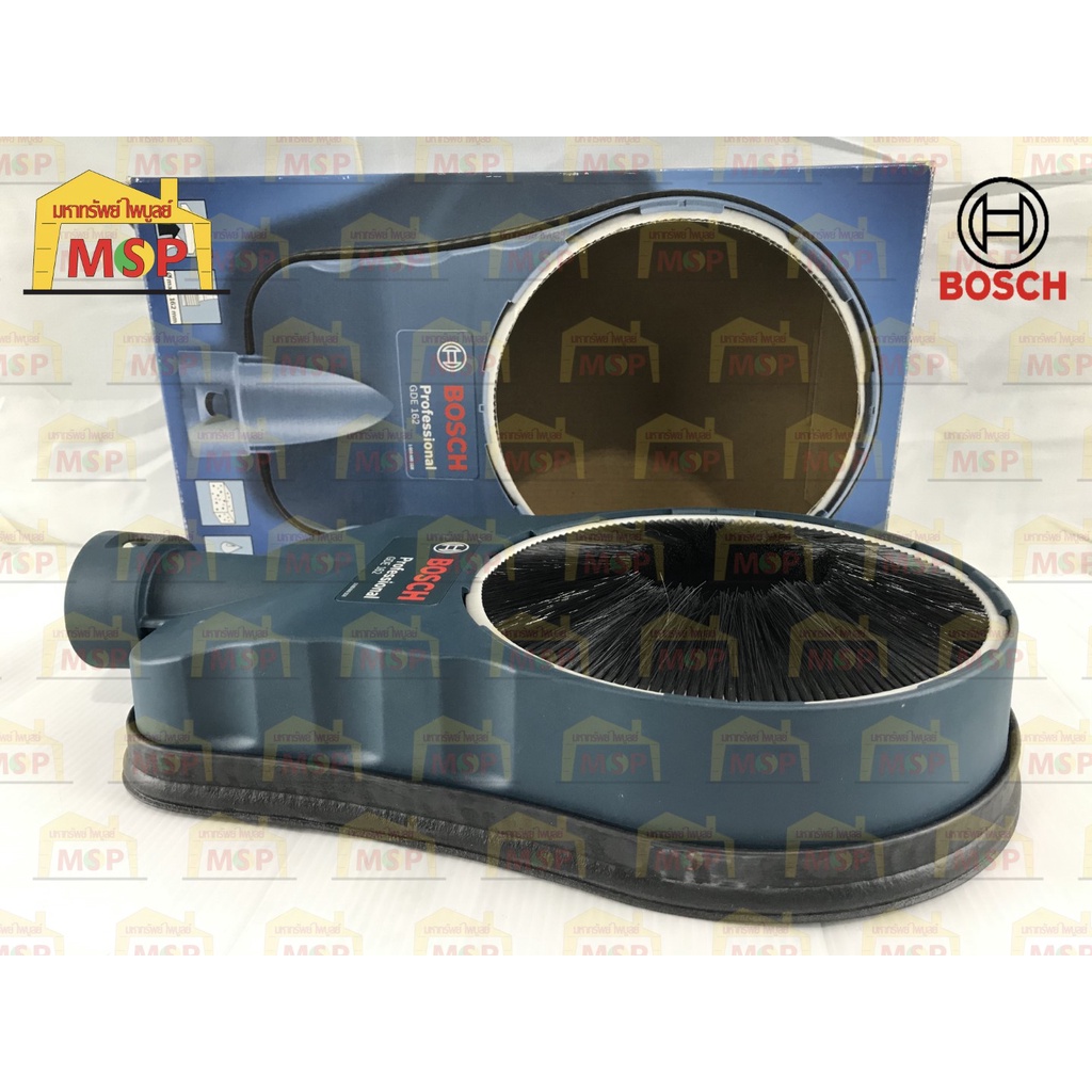 Bosch ตัวดักฝุ่น GDE 162 ใช้กับ สว่าน ที่มีขนาดดอกเจาะ24 - 162 มมและขนาดคอจับ (ต้องต่อเข้ากับเครื่อง