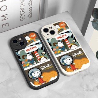 เคสโทรศัพท์ซิลิโคน TPU แบบนิ่ม ลายการ์ตูน Snoopy Comera ป้องกันเต็มเลนส์ สําหรับ Samsung A23 A32 A52 A53 5G S20 S21 S22 S23 Plus Ultra FE | Xmd 002