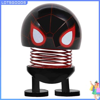 ★ Lotsgoods.th ★【มีสินค้า】ของเล่นตุ๊กตาการ์ตูน Avengers Bobble Heads Nod เขย่าหัวได้ สําหรับตกแต่งรถยนต์