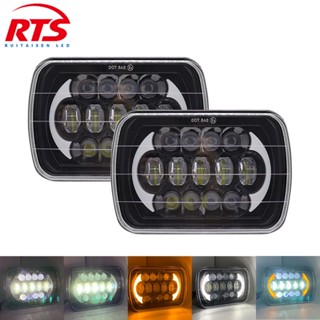 ไฟหน้ารถบรรทุก Led 210W 5X7 นิ้ว 7X6 นิ้ว พร้อมตานางฟ้า DRL สําหรับ Chevrolet Jeep Cherokee XJ H6054 H5