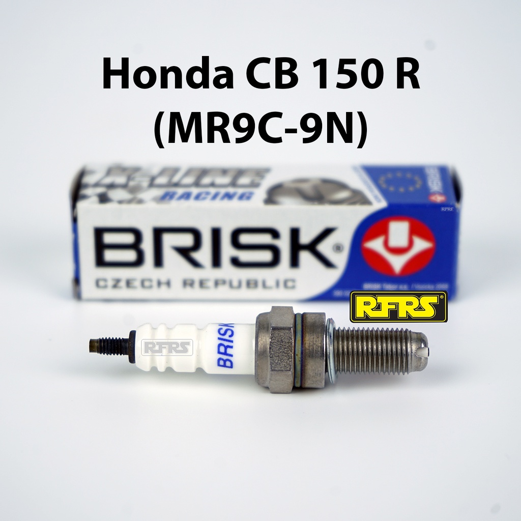 หัวเทียน BRISK X-Line 4 เขี้ยว แกนเงิน Honda CB 150 R (MR9C-9N)  (8X21ROA) xline Spark Plug