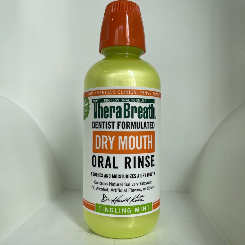 TheraBreath, Dry Mouth Oral Rinse, Tingling Mint, 16 fl oz (473 ml ...