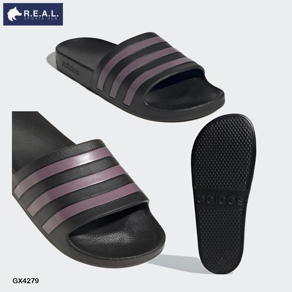 รองเท้าแตะ Adidas Adilette Aqua Black โทนสีดำ/กรม [EG1758 F35543 F35550 F35542 GX4279 IF0895]