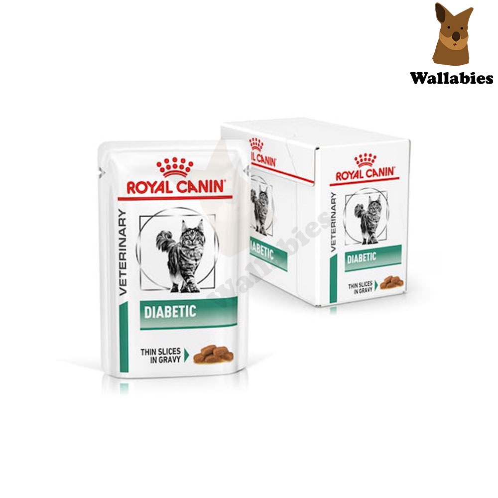 Royal Canin Diabetic Pouch Cat 12ซอง (85g.) อาหารเปียกสำหรับแมวโรคเบาหวาน