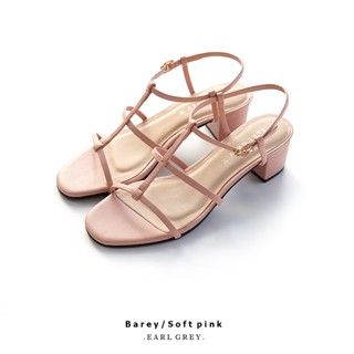 EARL GREY รองเท้าหนังแท้ รุ่น Barey series in Soft pink
