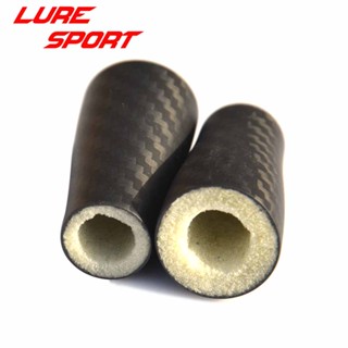 Luresport ด้ามจับคาร์บอน 3K 80 มม. 76 มม. 53 มม. สําหรับซ่อมแซม DIY