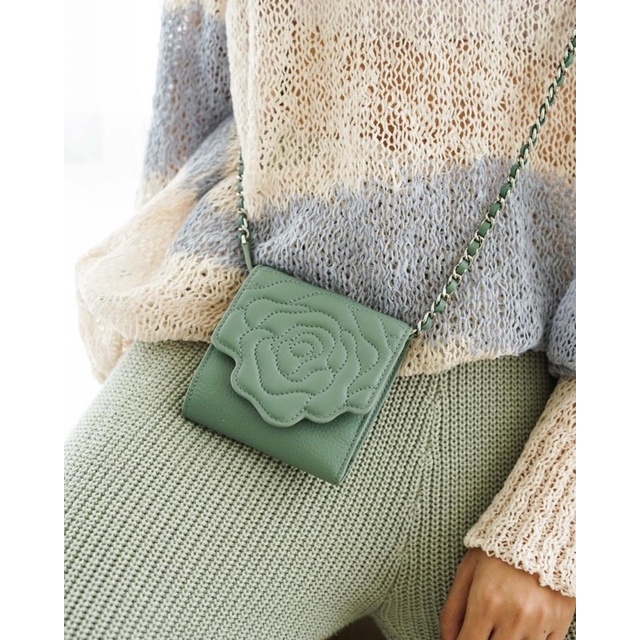 🏷️ Code fashion ลด 30% [พร้อมส่ง] ✨ New Aristotle bag WOC Junior : Turtle 🐢
