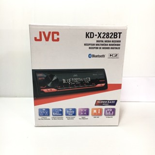 เจ วี ซี วิทยุรถยนต์ 1 din JVC KD-X282BT USB บลูทูธ BLUETOOTH (ไม่เล่นแผ่น) เครื่องเล่นติดรถยนต์ 1 ดิน(รุ่นใหม่ล่าสุด)