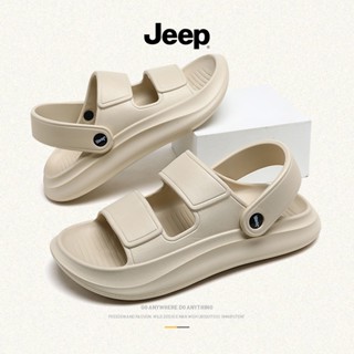 Jeep รองเท้าแตะลําลอง พื้นหนา กันลื่น เหมาะกับการเล่นกีฬา แฟชั่นฤดูร้อน สําหรับผู้ชาย