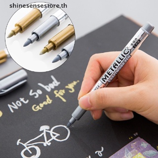 Shine ปากกาสีเมทัลลิก สีทอง สีเงิน สําหรับตกแต่งสมุดอัลบั้มรูปภาพ งานเลี้ยงวันเกิด
