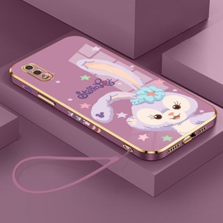 เคสโทรศัพท์มือถือ TPU ลายการ์ตูนกระต่าย Stella Lou กันกระแทก หรูหรา สําหรับ Samsung Galaxy A01 A02 A02s A03 A03s A04