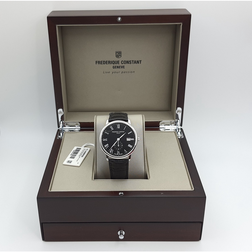 นาฬิกา FREDERIQUE CONSTANT MEN'S FC-245BR5S6 SLIMLINE 39 MM QUARTZ พร้อมกล่อง (ใหม่)