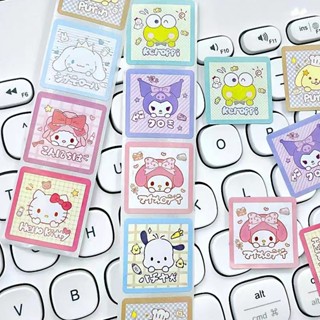 SANRIO สติกเกอร์ ลายการ์ตูนซานริโอ้น่ารัก สําหรับตกแต่งสมุดภาพ DIY จํานวน 500 ชิ้น