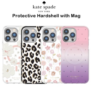 Kate Spade Protective Hardshell with Mag เคสกันกระแทกเกรดพรีเมี่ยม เคสสำหรับ iPhone 14Pro/ 14Promax (ของแท้100%)