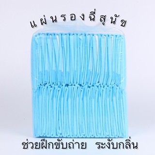 แผ่นรองฉี่สุนัข แผ่นรองฉี่หมา ขนาด100แผ่น แผ่นรองฉี่แมว แผ่นรองฉี่