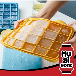 ✨ราคาถูก✨ MUSI.HOME【P84】บล็อกทำนำแข็ง แม่พิมพ์ซิลิโคนสี่เหลี่ยม ถาดน้ำแข็งซิลิโคนทำน้ำแข็ง แม่พิมพ์