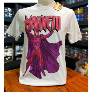 เสื้อยืดMarvel ลิขสิทธิ์แท้ ลายMagneto สีขาว (MVX-340)