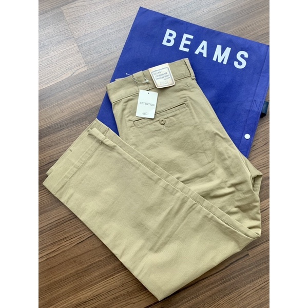 กางเกงขายาว ของผู้ชาย แบรนด์ Beams Japan size M ของแท้จาก shop ของใหม่ ไม่เคยใส่