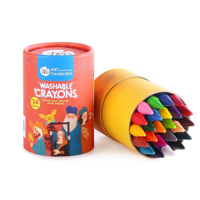 JOAN MIRO WASHABLE CRAYON 24 COLOR สีเทียนเด็ก CRAYON SET