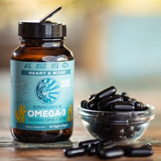 Sunwarrior, Omega-3 จากสาหร่าย, Vegan DHA + EPA, 60 Softgels มังสวิรัติ