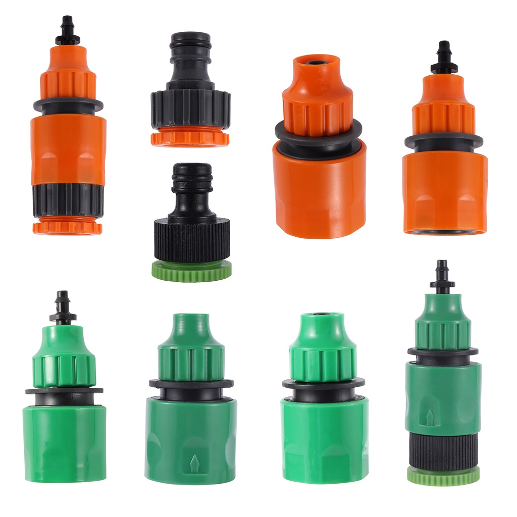 4/7 มม.8/11 มม.ท่อ Quick Connector สวนชลประทานสนามหญ้ารดน้ําเรือนกระจก Orchard Water Supply Fast Connect Joint ล้างรถทําความสะอาด Coupler