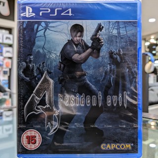 (ภาษาอังกฤษ) มือ1 PS4 Resident Evil 4 เกมPS4 แผ่นPS4 (เล่นกับ PS5 ได้ RE4 Biohazard Resident Evil4 Biohazard4 เกมยิงผี)