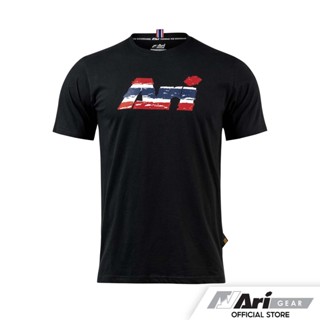 ARI THAILAND 12 LIFESTYLE TEE - BLACK/WHITE  เสื้อยืด อาริ ฟุตบอล ARI THAILAND 12 สีดำ