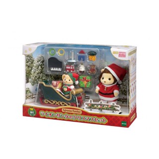 SYLVANIAN FAMILIES B[ส่งตรงจากญี่ปุ่น] Epoch ชุดซานตาคลอส สิงโต ครอบครัวซิลวาเนียน คริสต์มาส ญี่ปุ่น ใหม่