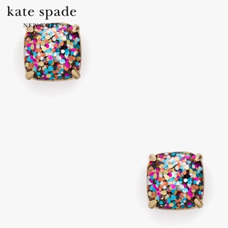 KATE SPADE NEW YORK KATE SPADE EARRINGS SMALL SQUARE STUDS WBRU9356 ต่างหู