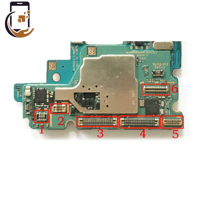 10pcs สําหรับ Samsung หมายเหตุ 10 + Note10 Plus N975 N975F แบตเตอรี่จอแสดงผล LCD WiFi Charger เสาอากาศ FPC Connector บน Board