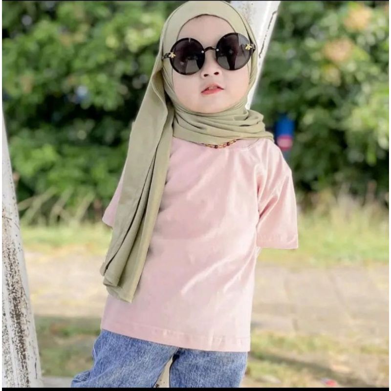 เด็กทันที Pashmina ปุ่ม Pashmina Diandra เด็กอายุ 2-7 ปีหนา Jersey วัสดุ Cool สําหรับสวมใส่ทุกวันอินเทรนด์และ Viral