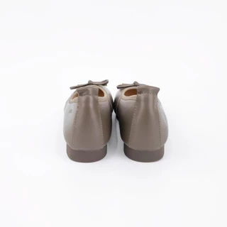 ST.JAMES รองเท้าหนังแท้/รองเท้าส้นแบน ส้น 1.5 CM. รุ่น EIFFEL สี D.KHAKI l รองเท้าคัทชู ผู้หญิง