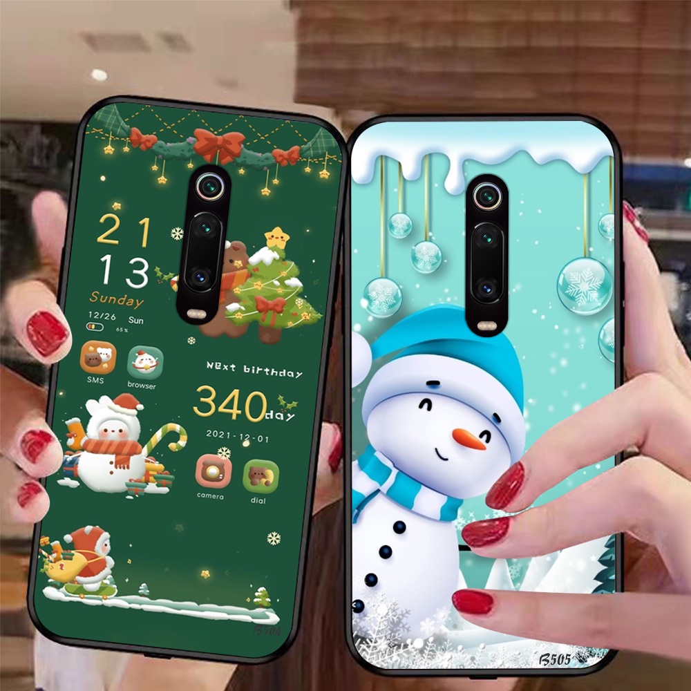 Xiaomi redmi k20 / mi 9t/ redmi k30 / redmi k30 pro case พิมพ์ merry chirstmas merry christmas