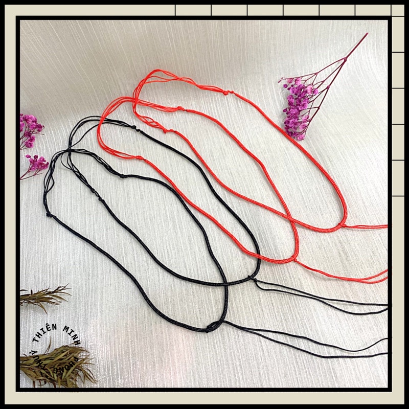 [MEDIUM SIZE 2mm] สายคล้องคอร่มชูชีพธรรมดาใช้ร้อยจี้ขนาด 2mm