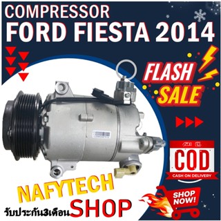 COMPRESSOR FORD FIESTA 2014 คอมเพรสเซอร์แอร์ ฟอร์ด เฟียสต้า ปี 2014-2016(รุ่นมีวาว์ลคอนโทรล) โปรโมชั่น....ลดราคาพิเศษ!!