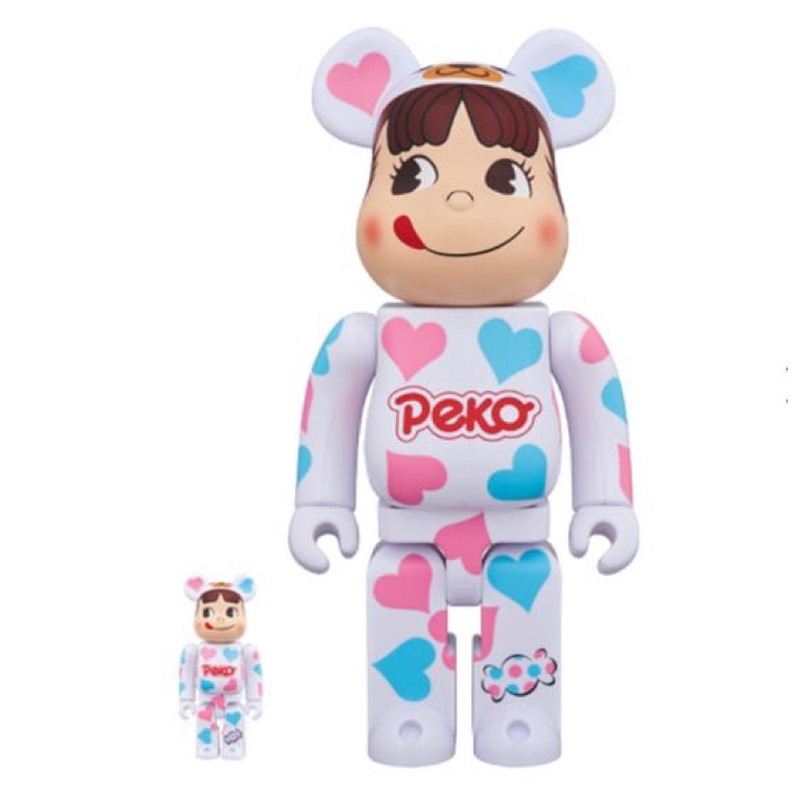 ของแท้💯 Bearbrick Costume Peko-chan Heart 400+100%