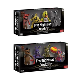 Fnaf ฟิกเกอร์ ของเล่น Five Nights At Freddy's สําหรับเด็ก 4 ชิ้น bonnie foxy chica ตั้งค่า