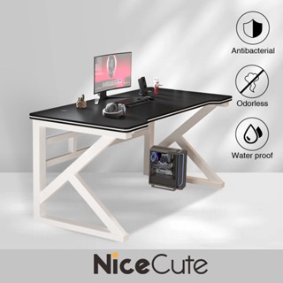 Nice Cute โต๊ะทำงาน วางคอมพิวเตอร์  Computer Desk ดีไซน์สวย แข็งแรง