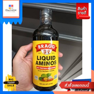 Bragg Liquid Aminos Soy Sauce ซีอิ้วหมักจากถั่วเหลือง 16 Oz UOU ImportBragg Liquid Aminos Soy Sauce Soy Sauce 16 Oz UOU