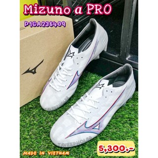 ⚽Mizuno ALPHA PRO รองเท้าสตั๊ด (Football Cleats) ยี่ห้อ Mizuno (มิซูโน) ขาว รหัส P1GA236409 ราคา 5,035 บาท